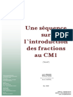 2020 Une Séquence Sur L'introduction Des Fractions Au CM1