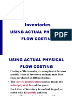 Inventories: Using Actual Physical Flow Costing