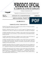 Decreto Gubernativo 234 Día Estatal de Los Derechos Humanos