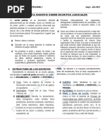 1 Sinopsis de Escritos Judiciales - Forense I