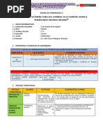 SESION DE APRENDIZAJE Tutoria 1° GRADO