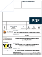 Royal Commission For Jubail and Yanbu 021-C19: Document No: Rev. I C - 0 3 3 0 - F - 1 0 2