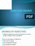 Adjective Degree