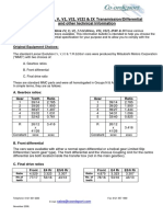 Evolution IV, V, VI, VII, VIII & IX Transmission/Differential and Other Technical Information