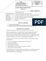 Acta 1 Conformacion Del Comite Escolar