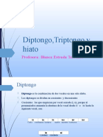 Diptongo, Triptongo y Hiato