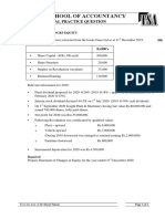 FAR-I Statement of Changes Equity