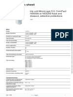 Product Data Sheet: Trip Unit Micrologic 5.0, Compact Ns630B To Ns3200 Fixed and Drawout, Selective Protections