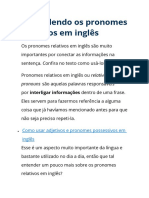 Pronomes Relativos em Inglês