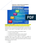 Elaboración de Articulo Científico