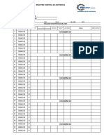 Formato de Control de Asistencia Sisten