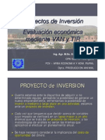 Conceptos Basicos de Proyectos VAN y TIR