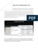 BiblioExpress-A Free Bibliographic Tool