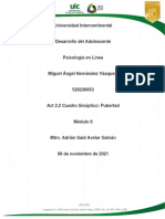 Act 2.2 - Hernández - Vásquez - Cuadro Sinóptico - Pubertad