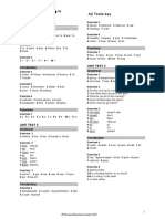 Tests Answer Key PDF