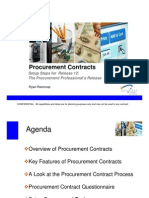 Procurement Contracts: Setup Steps For Release 12: The Procurement Professional's Release