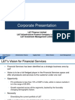 Corporate Presentation: L&T Finance Limited L&T Infrastructure Finance Company Limited L&T Investment Management Limited