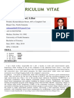 Curriculum Vitae: Personal Data