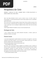 Bioquimica Da Carie