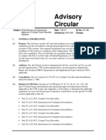 Advisory Circular: Subject: Airworthiness and Operational Date: 7/22/16 AC No: 20-186 Initiated By: AFS-300 Change