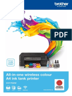 All-In-One Wireless Colour A4 Ink Tank Printer: 15,000 Pages