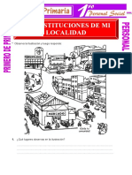 Las Instituciones de Mi Localidad para Primero de Primaria
