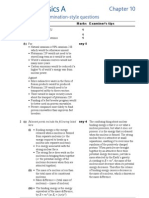 Answers To Examination-Style Questions: Answers Marks Examiner's Tips