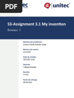 S3-Assignment 3.1 My Invention LARISSAESTRADA