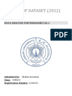 Laptop Dataset (2022) : Data Analysis For Managers Cia 1