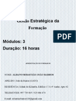 Apresentação-Gestao Estrategica Da Formaçao