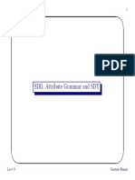 SDD Compiler Design