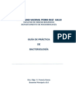 Guía de Prácticas de Bacteriología - Ciclo 2022-I