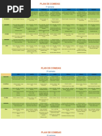 PLAN SEMANAL (4 Semanas)