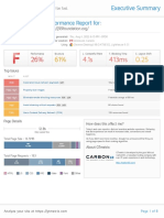 Performance Report For:: The Web Should Be Fast