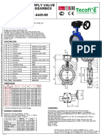 With Gearbox Butterfly Valve: Application