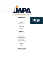 Tarea 1 - Contabilidad Gerencial