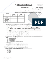 Test On Molecular Biology NEET