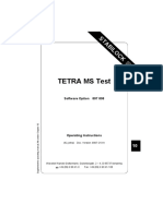 Tetra Ms Test: Software Option 897 808