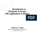 An Introduction To Stochastic Processes With Applications To Biology