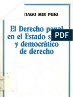 Derecho Penal en El Estado Social y Democratico de Derecho - Mir Puig-255pag