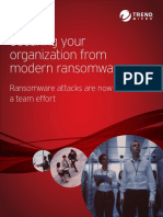 Securing Your Organization From Modern Ransomware: Ransomware Attacks Are Now A Team Effort