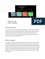 Definition of Data Model Concept of Data Modelling