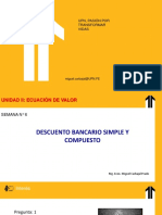 Semana 06 - Descuento Bancario Simple y Compuesto - Actual - MACP - Docente