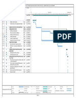 Gantt Servicio de Fabricacion de Instalacion de Filtro Tipo Cesto