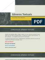 Gêneros Textuais