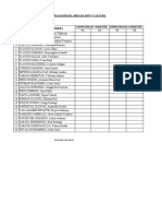 Evaluacion Del Area de Cyt. 1º y 3º