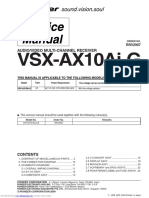 VSX-AX10Ai-G: Audio/Video Multi-Channel Receiver