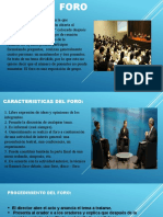 Exposición de Panel y Foro