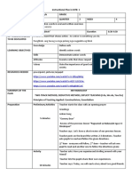 Instructional Plan in MTB 1