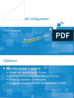 ZXSDR Enodeb Configuration: Zte University